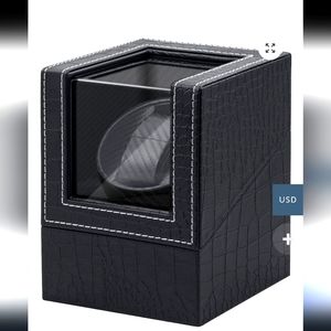 ⭐Leather Black Watch Winder